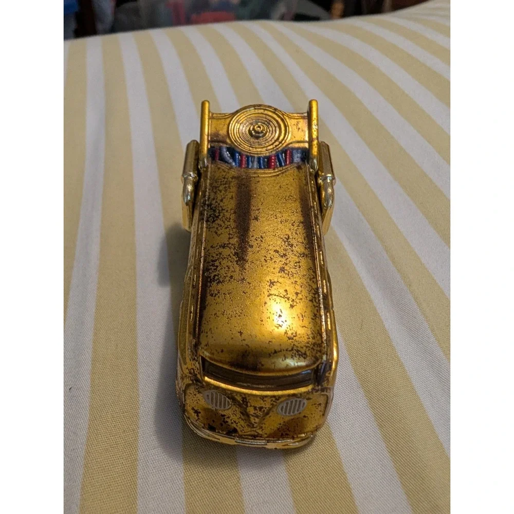 Hot Wheels C-3PO Star Wars 2014 Diecast Toy Vehicle Gold Character Car